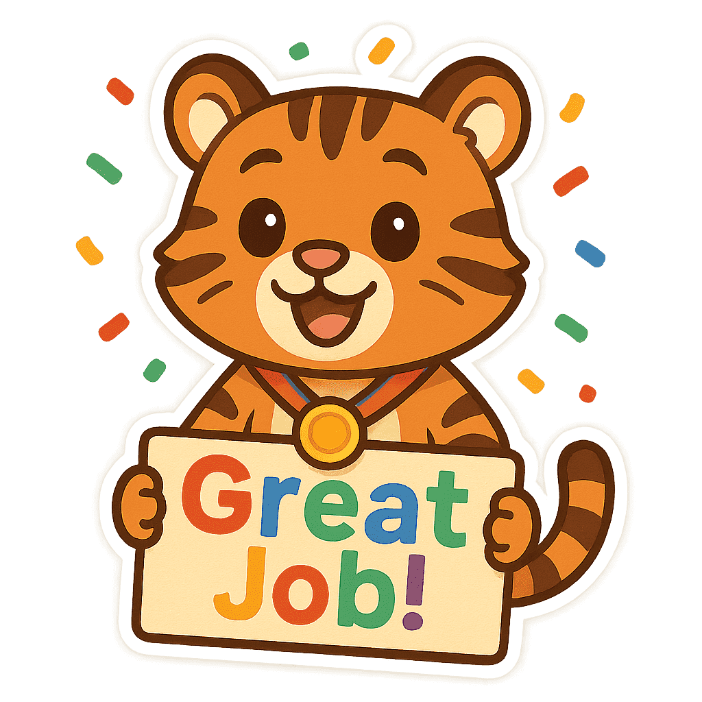 Kids & Educational Sticker Example