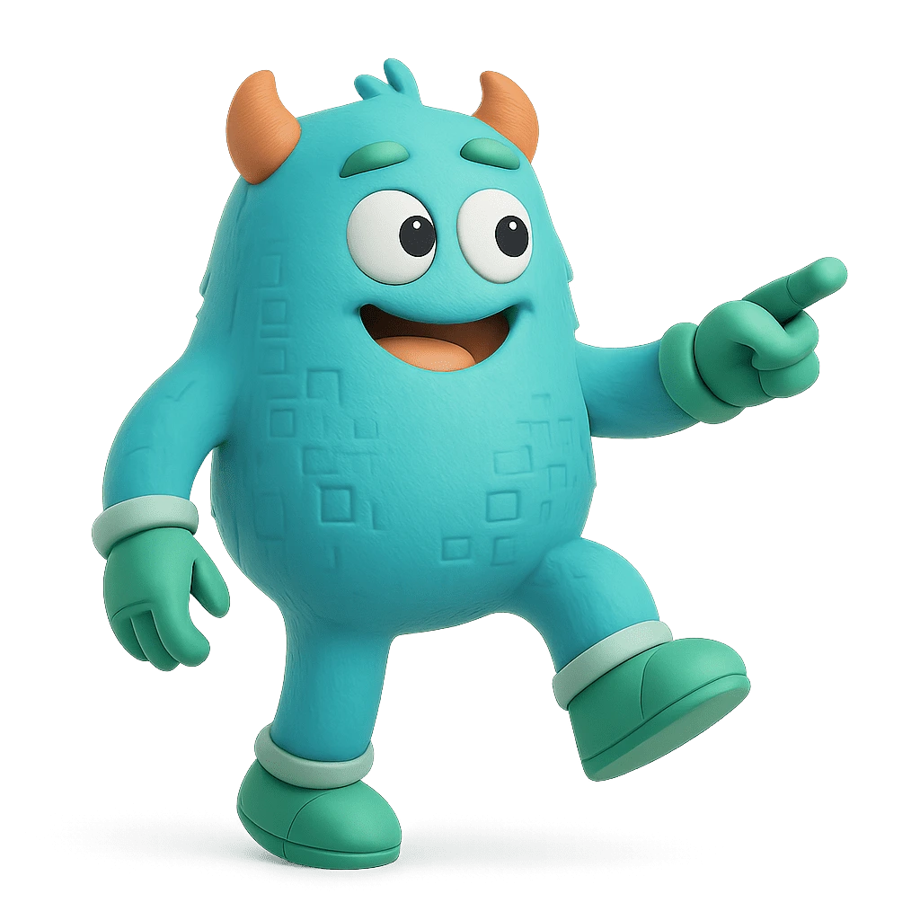 CtrlCut mascot pointing to the login form